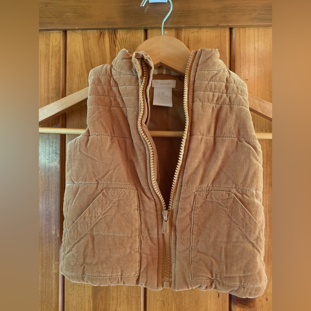 Tahari Brand Corduroy Vest